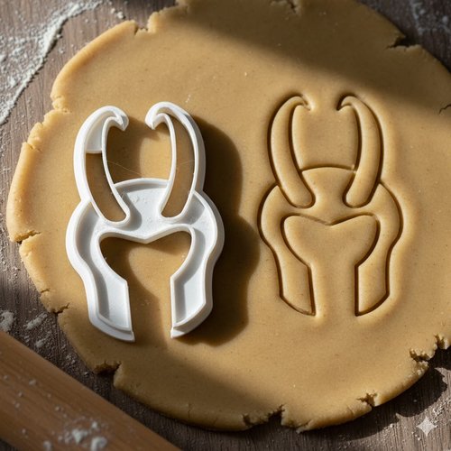 Emporte-piece casque loki pour biscuits et patisserie - 8 cm