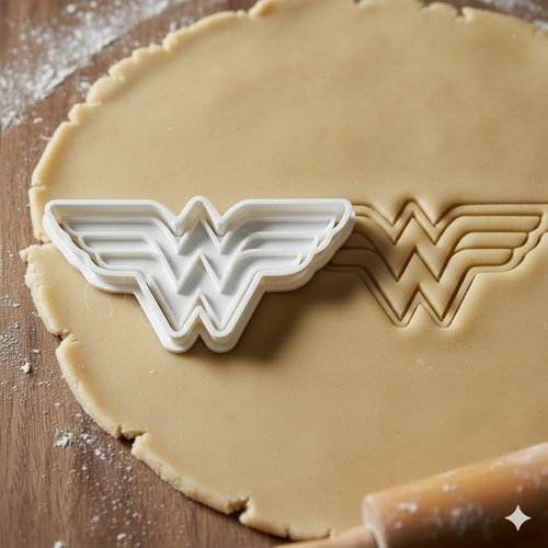 Emporte-piece wonder woman 8 cm - moule a biscuit artisanal