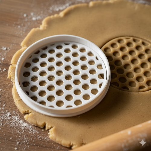 Emporte-piece artisanal 8 cm pour biscuits et patisserie