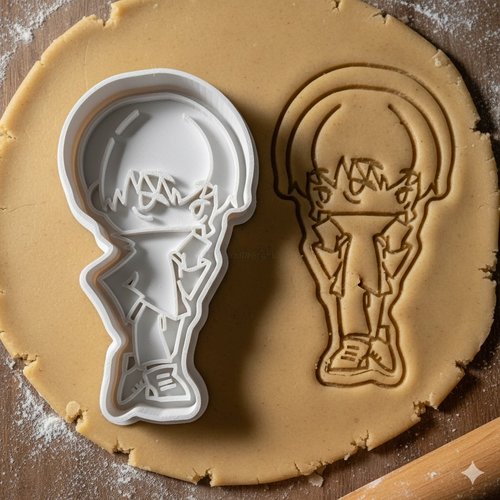 Emporte-piece manga anime pour biscuits et pate a sucre - 8 cm