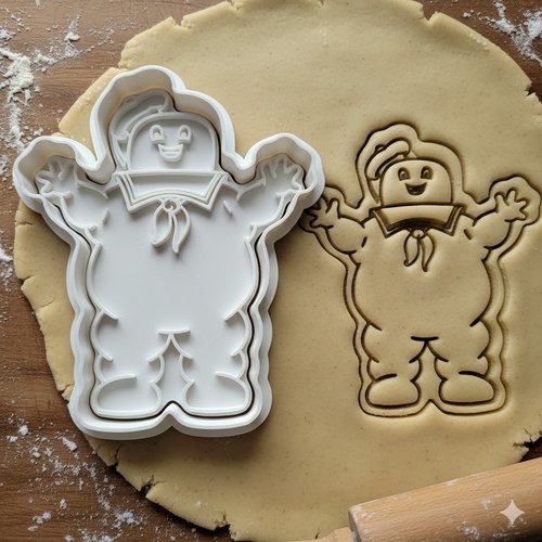 Emporte-piece bibendum chamallow ghostbusters 8 cm - pâtisserie