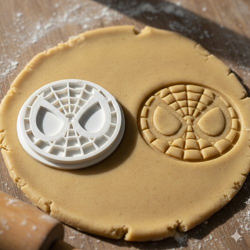 Emporte-pièce spiderman 8cm pour biscuits et pâtisserie artisanale