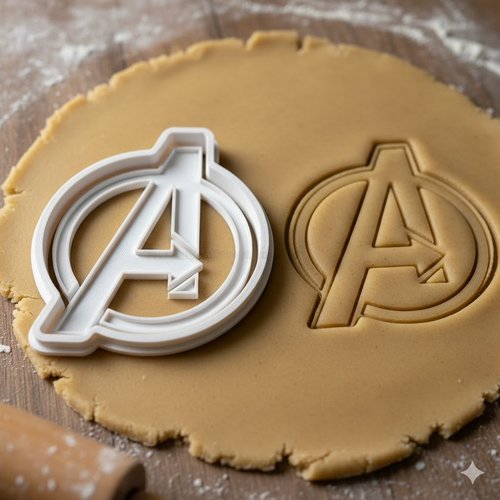 Emporte-pièce avengers - moule à biscuit super-héros 8 cm