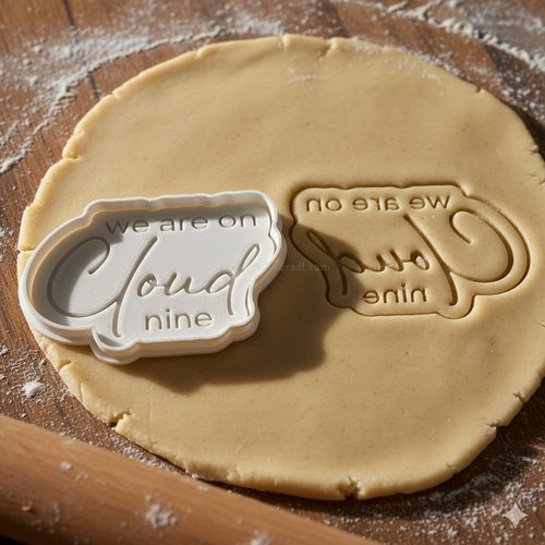 Emporte-piece nuage we are on cloud nine pour biscuits et patisserie