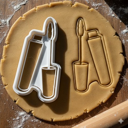 Emporte-pièce mascara et maquillage 8 cm - moule à biscuits artisanal