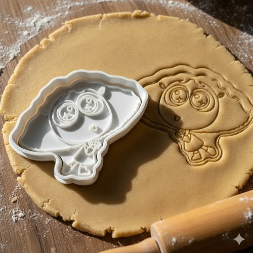 Emporte-piece artisanal personnage kawaii 8 cm pour biscuits