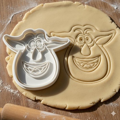 Emporte-piece monstre rigolo 8 cm - moule biscuit artisanal