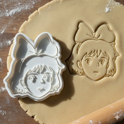 Emporte-piece kiki la petite sorciere ghibli - moule a biscuit 8 cm