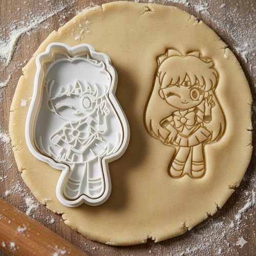 Emporte-piece sailor moon manga - moule biscuit artisanal 8 cm