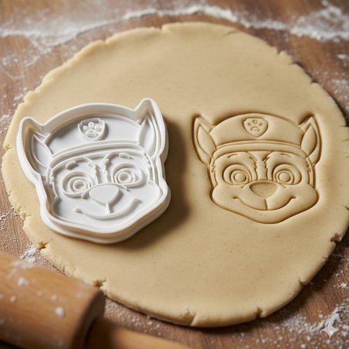 Emporte-piece pat' patrouille chase - moule biscuit 8 cm