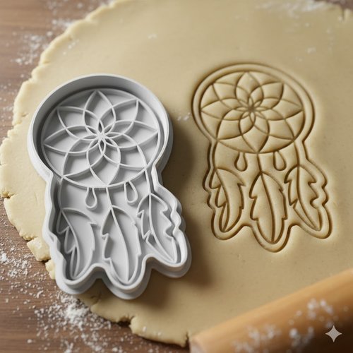 Emporte-pièce attrape-rêve 8 cm - moule à biscuit artisanal