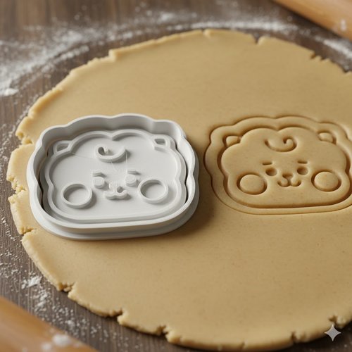 Emporte-piece biscuit ourson mignon 8 cm - moule patisserie artisanal