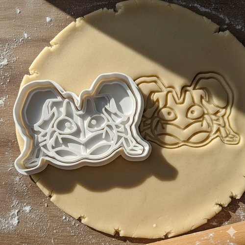 Emporte-piece pokemon dracaufeu 8 cm - moule biscuit artisanal