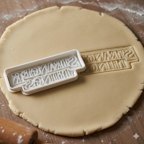 Emporte-piece stranger things - moule a biscuits artisanal 8 cm