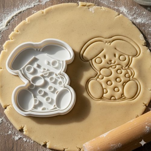 Emporte-piece lapin de paques 8 cm - moule patisserie artisanal