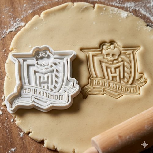 Emporte-piece monster high pour biscuits et pate a sucre - 8 cm