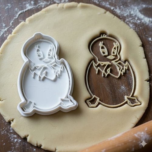 Emporte-piece poussin coque oeuf 8 cm - moule patisserie artisanale