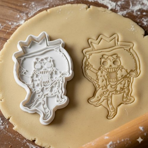 Emporte-piece brook one piece 8 cm - moule biscuit squelette