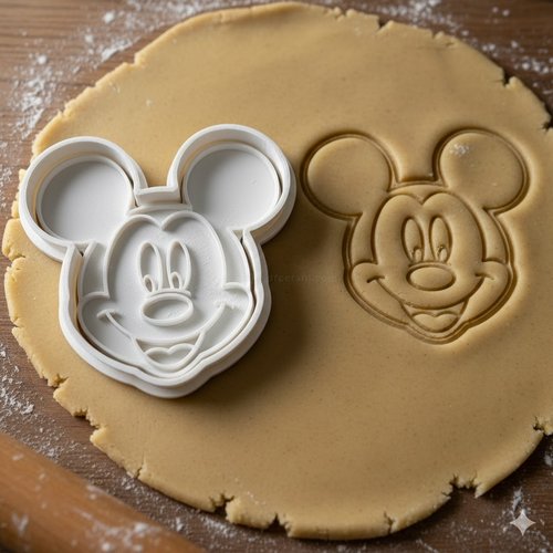 Emporte-piece souris celebre - moule biscuit mickey artisanal 8 cm