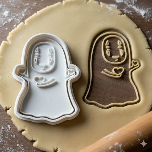 Emporte-piece no-face kaonashi pour biscuits et patisserie - 8 cm