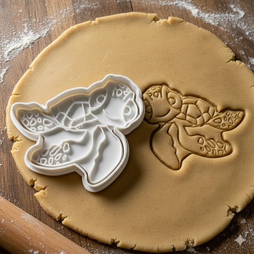 Emporte-pièce tortue de mer - moule à biscuit artisanal 8 cm