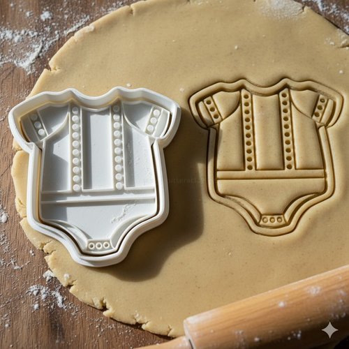 Emporte-pièce body bébé 8 cm - moule à biscuits pour baby shower