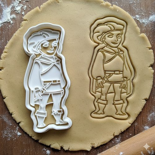 Emporte-piece prince renaissance 8 cm - moule biscuit artisanal