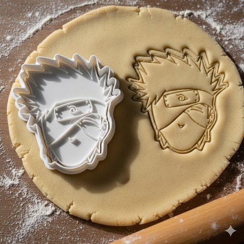 Emporte-piece kakashi naruto - moule biscuit pâtisserie 8 cm
