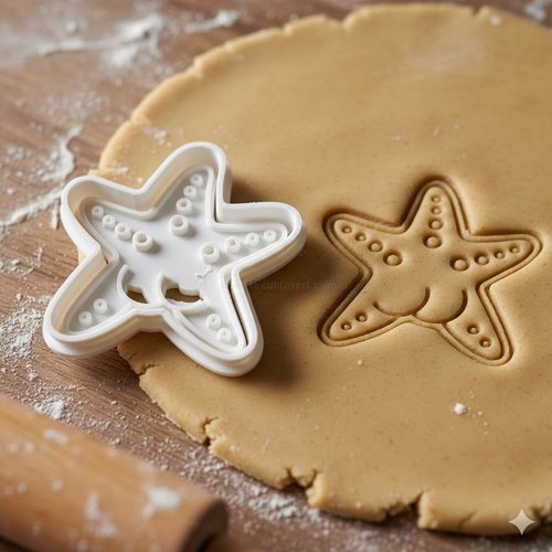 Emporte-piece etoile de mer 8 cm - moule biscuit patisserie artisanale