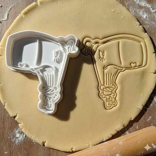 Emporte-piece pearl krabs bob l eponge - moule biscuit 8 cm