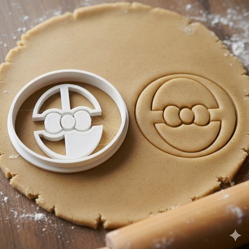 Emporte-pièce nœud de chat - moule à biscuits artisanal 8 cm