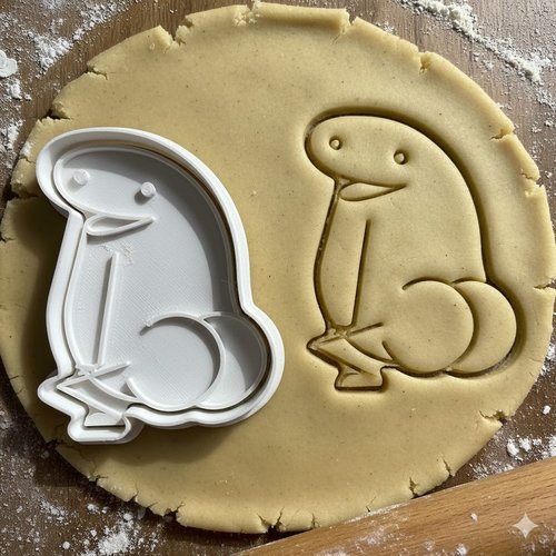 Emporte-pièce flork fesses - moule à biscuits original 8 cm