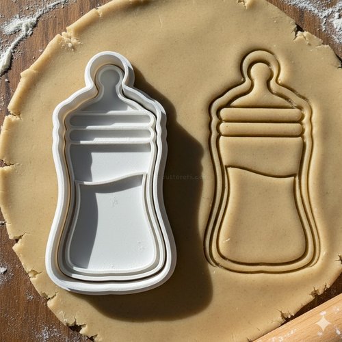 Emporte-piece biberon 8 cm - moule de patisserie artisanal