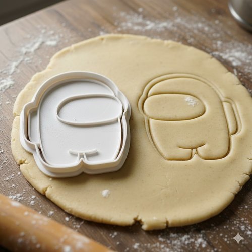 Emporte-pièce among us - moule à biscuit artisanal 8 cm