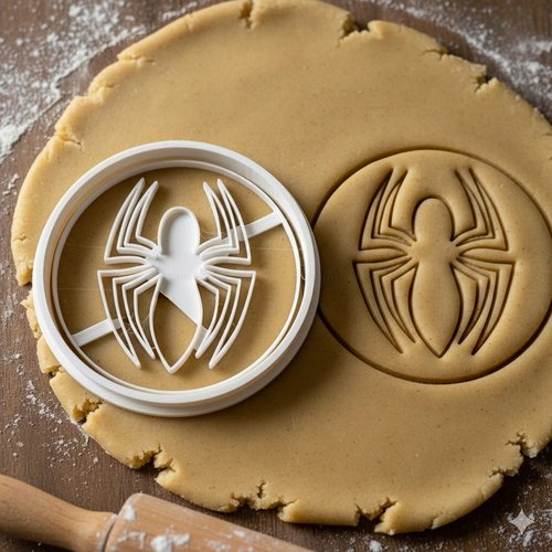 Emporte-piece spider-man pour biscuits et pate a sucre - 8 cm