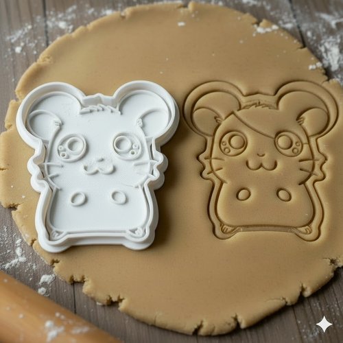 Emporte-pièce hamster pour biscuits et pâtisserie - 8 cm