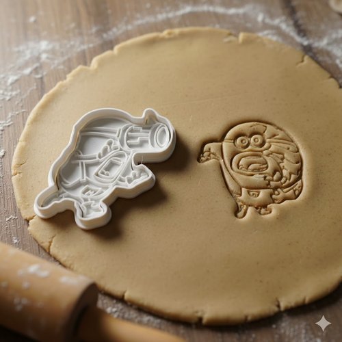 Emporte-piece minion pour biscuits et pate a sucre - 8 cm