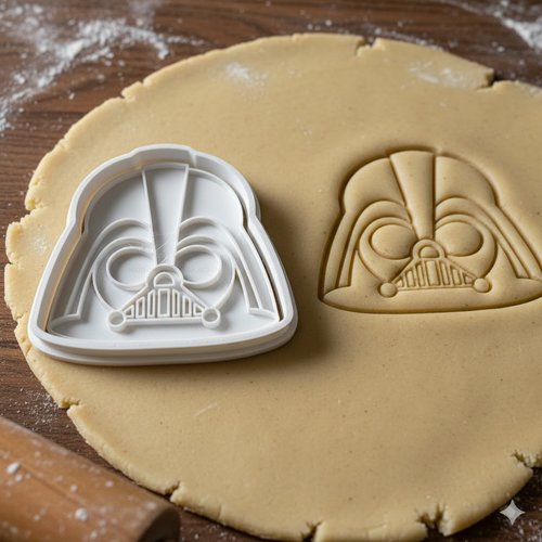 Emporte-pièce darth vader 8cm - moule à biscuit star wars artisanal