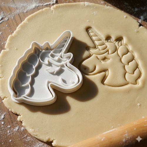 Emporte-pièce licorne 8 cm - moule pour biscuits et pâte à sucre