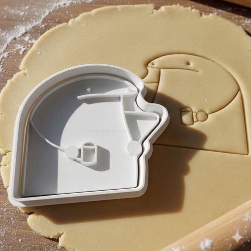 Emporte-piece flork avec cafe moule biscuit artisanal 8 cm