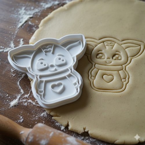 Emporte-piece kawaii creature - moule biscuit 8 cm