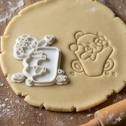 Emporte-piece ours mug artisanal - moule biscuit 8 cm