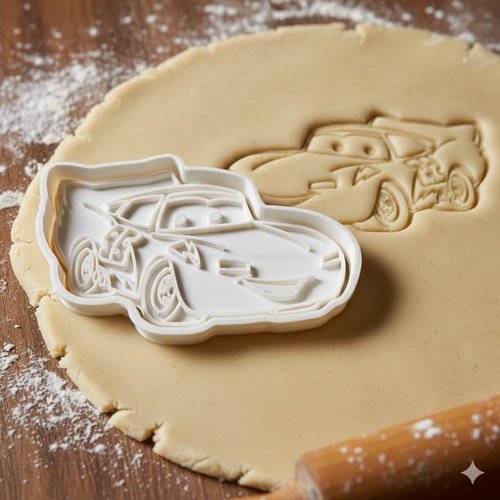 Emporte-piece voiture lightning mcqueen pour biscuits et patisserie