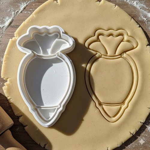 Emporte-piece poche a douille 8 cm - moule patisserie artisanal