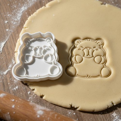 Emporte-piece hamster mignon 8 cm pour biscuits et patisserie