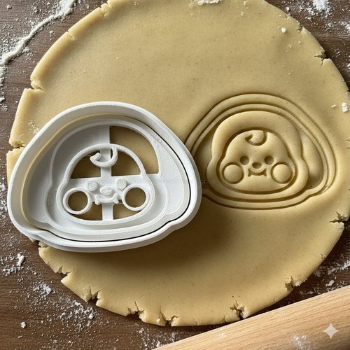 Emporte-piece chien kawaii 8 cm - moule biscuit artisanal