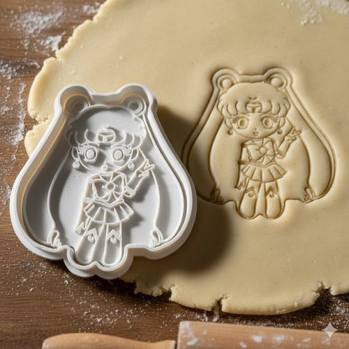 Emporte-piece sailor moon 8cm - moule a biscuit artisanal