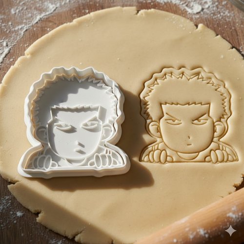 Emporte-piece anime manga 8cm - moule biscuits et pate a sucre