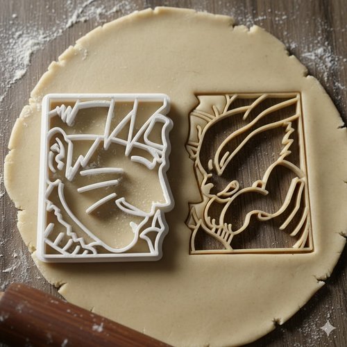 Emporte-pièce naruto uzumaki pour biscuits et pâtisserie - 8 cm