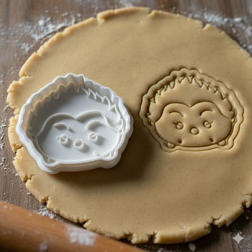 Emporte-pièce hérisson 8 cm - moule à biscuit artisanal